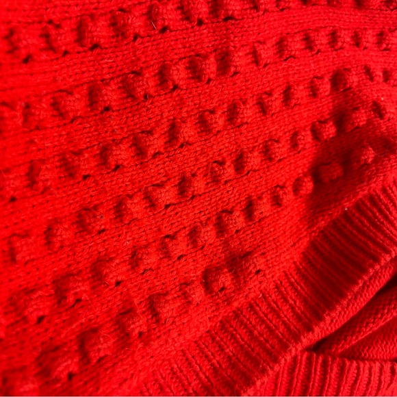 Lego X Target Red Women's Textured Open Front Cardigan Sweater - Picture 7 of 8